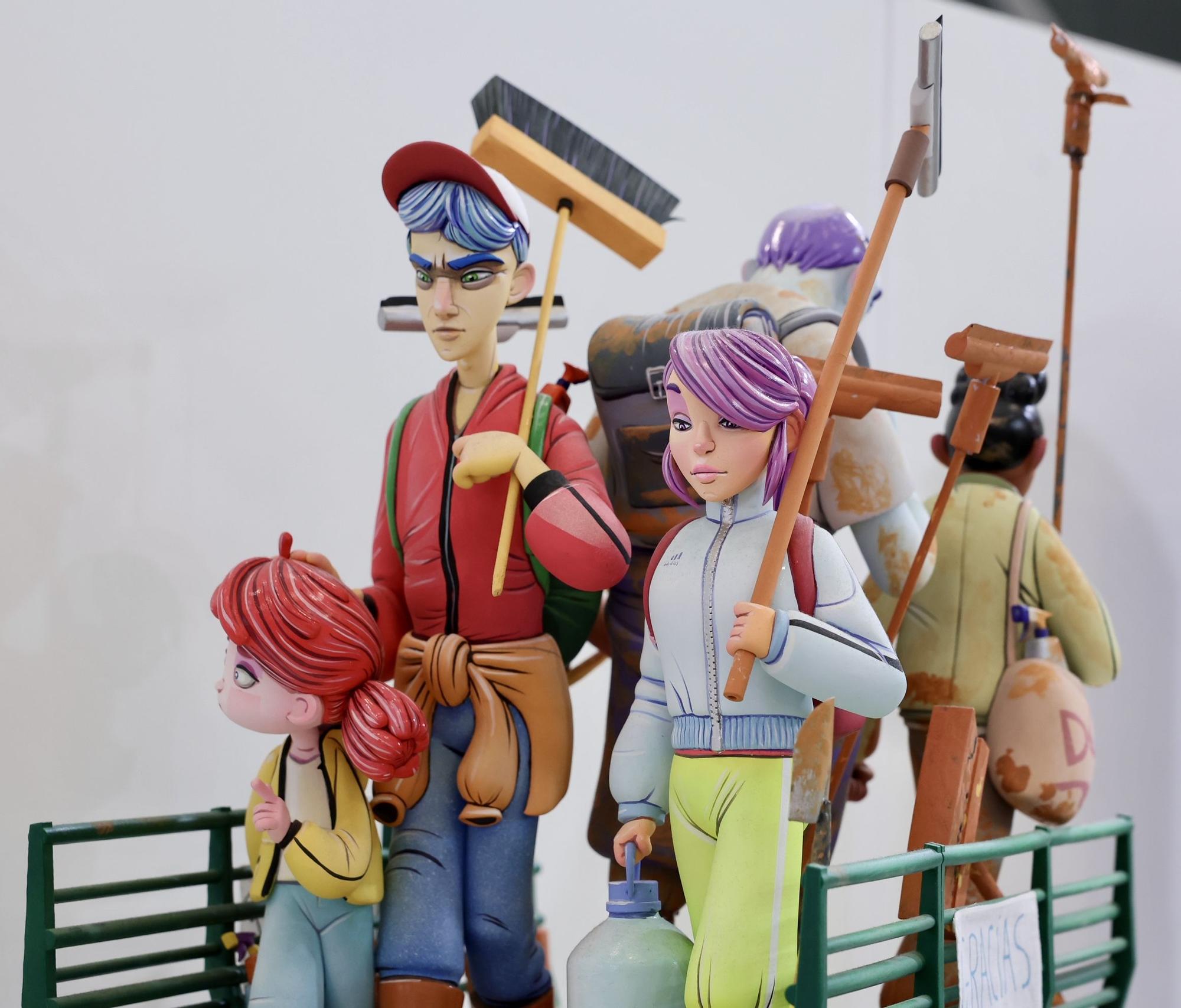 El "ninot indultat infantil", al detalle