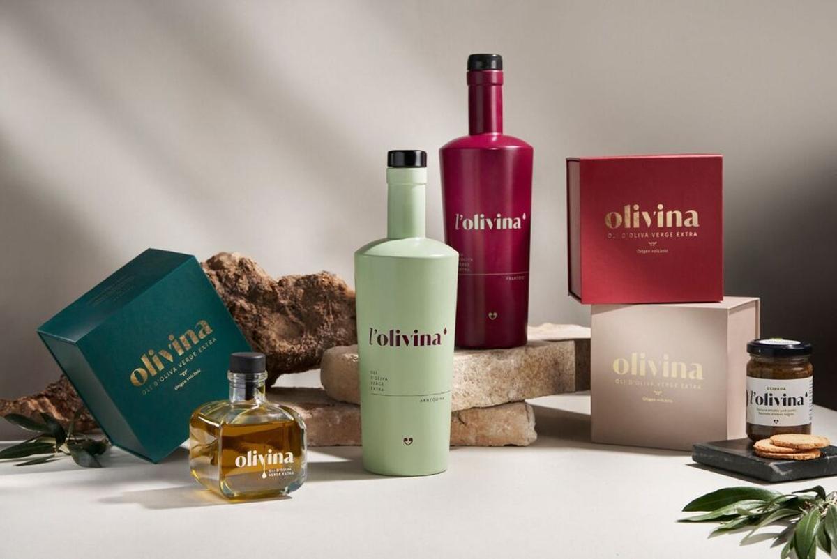 Ampolles d'oli de l'Olivina.