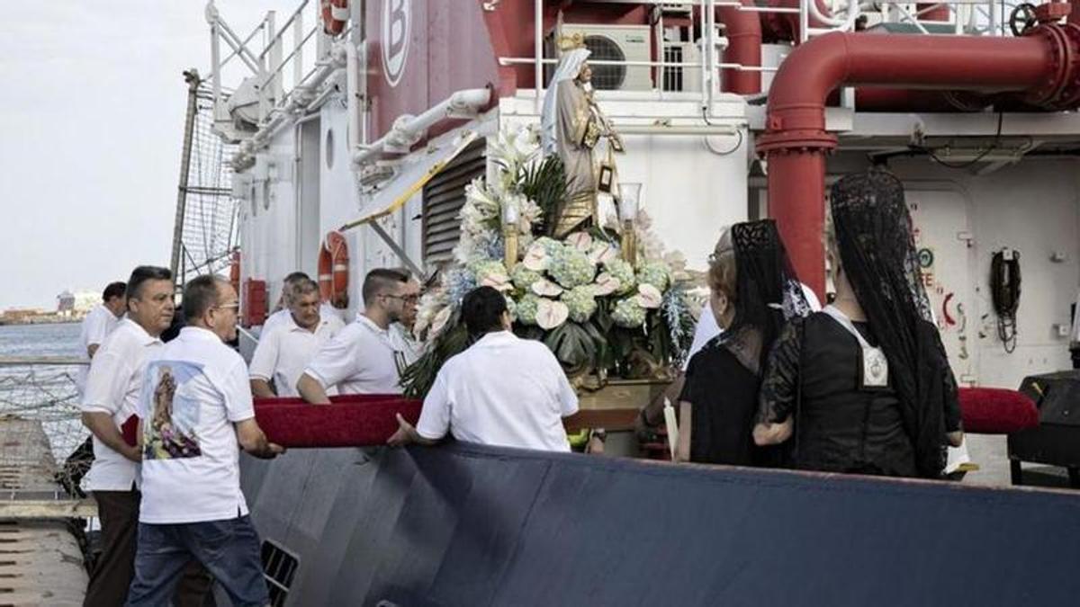 Procesión de la Virgen del Carmen.
