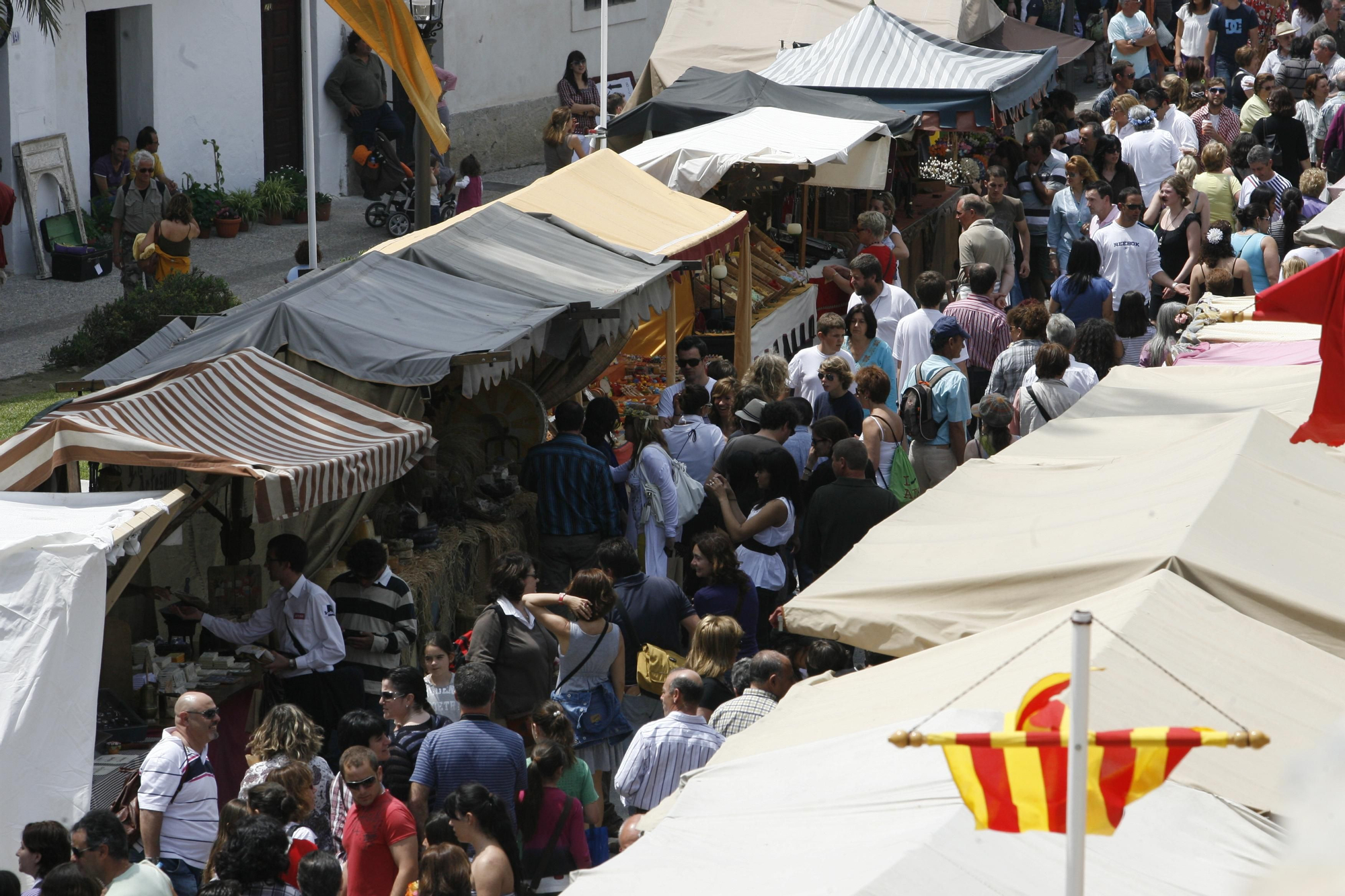 Edición de 2010 de la Feria Medieval de Ibiza.