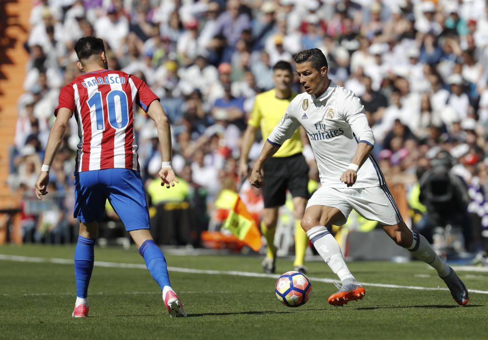 Imágenes del partido entre Real Madrid y Atlético.