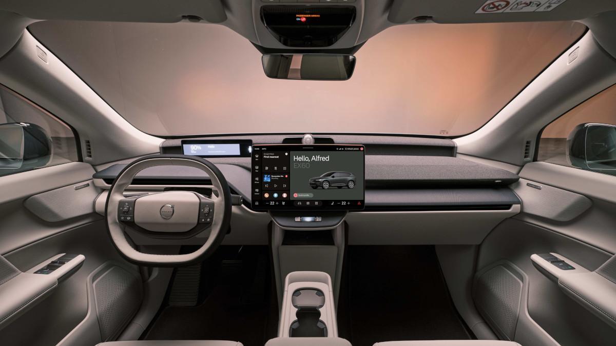 Interior del Volvo EX60