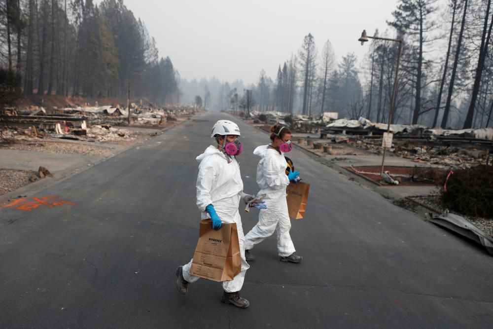 El devastador incendio de California, en imágenes