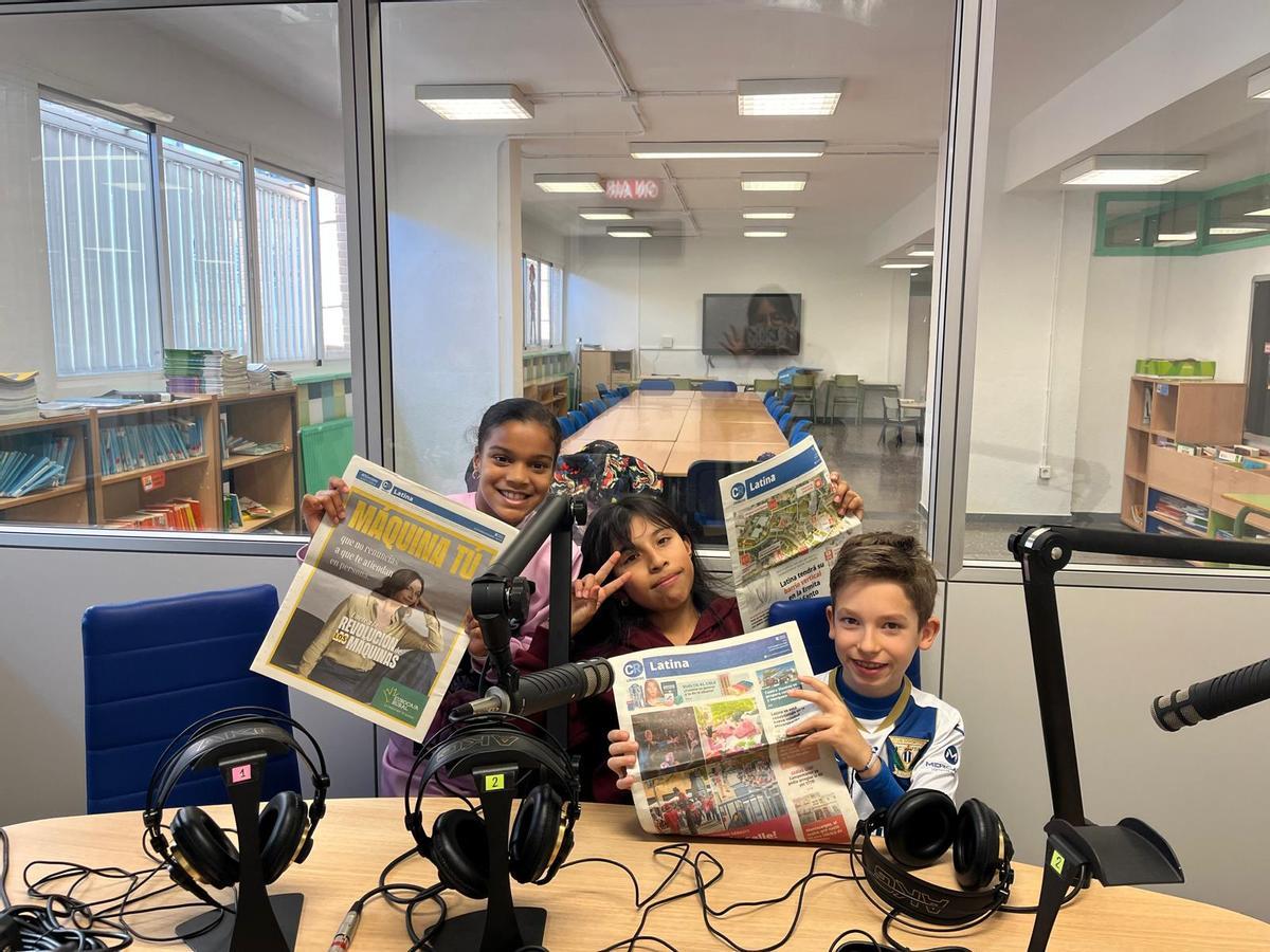 Los alumnos del CEIP Cuba que participan en el proyecto Ubuntu