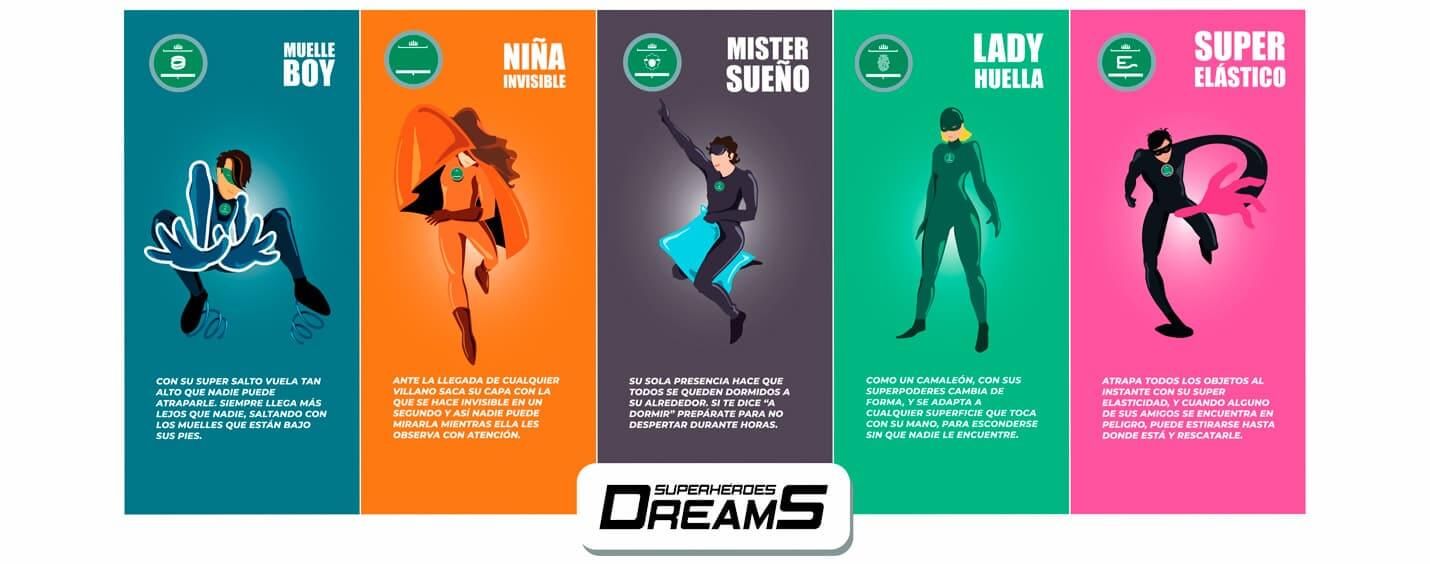 Colchones Aznar ha lanzado la campaña Superhéroes Dreams, cinco súper héroes que llegan al hospital para ayudar a los niños durante su tratamiento con sus &#039;superpoderes&#039;.