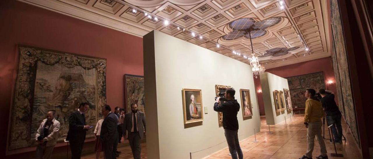 Exposición &quot;El retrato español en el Museo del Prado&quot; en la Quinta de Los Selgas, en Cudillero