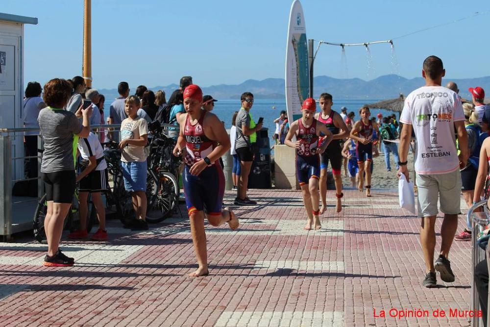 Final de triatlón de Deporte en Edad Escolar