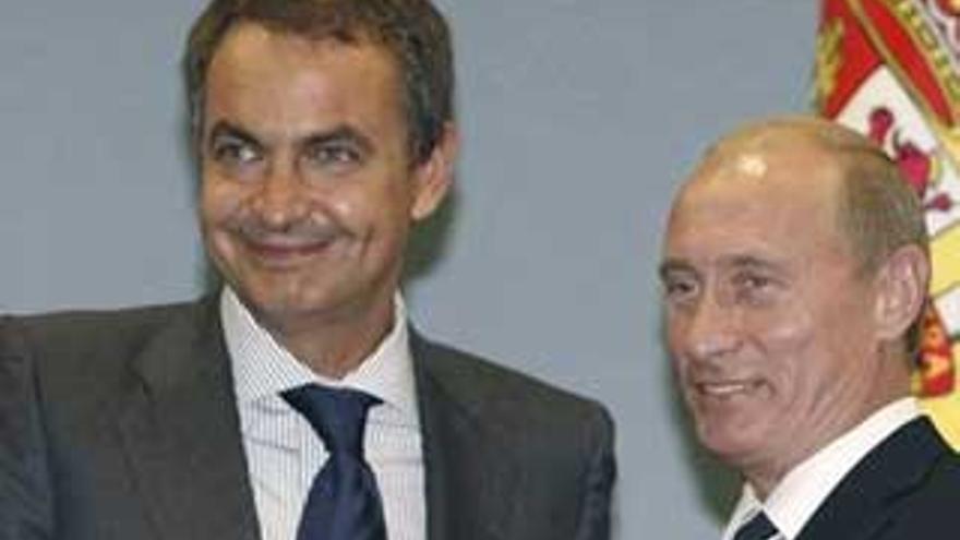 Zapatero impulsa las empresas españolas en Rusia