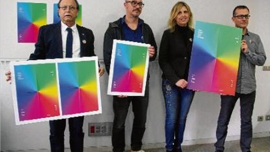 Un cercle cromàtic protagonitza el cartell de Fires de Figueres