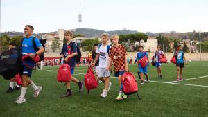 Inicio de la cuarta semana en Campus Barça Academy