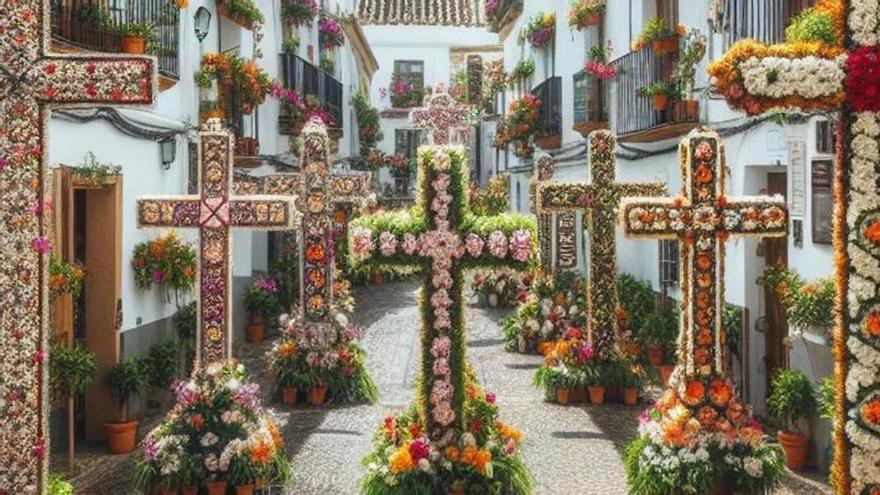 La histórica tradición de la Cruz de Mayo cobra vida en Aldeacentenera este fin de semana