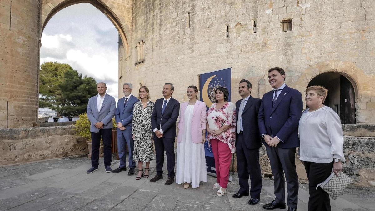 Vera y Prohens con la cúpula de Escola Catòlica en un acto organizado por la patronal el pasado verano