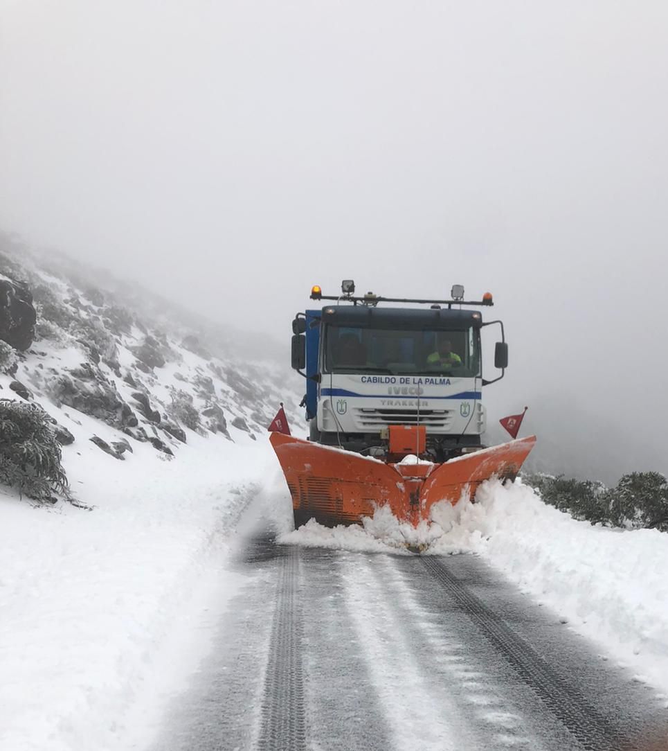 Nevada en La Palma