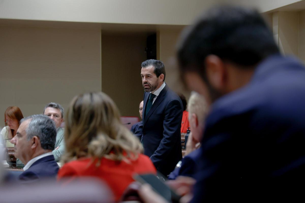 Rubén Martínez Alpañez, portavoz de Vox en el Parlamento murciano.