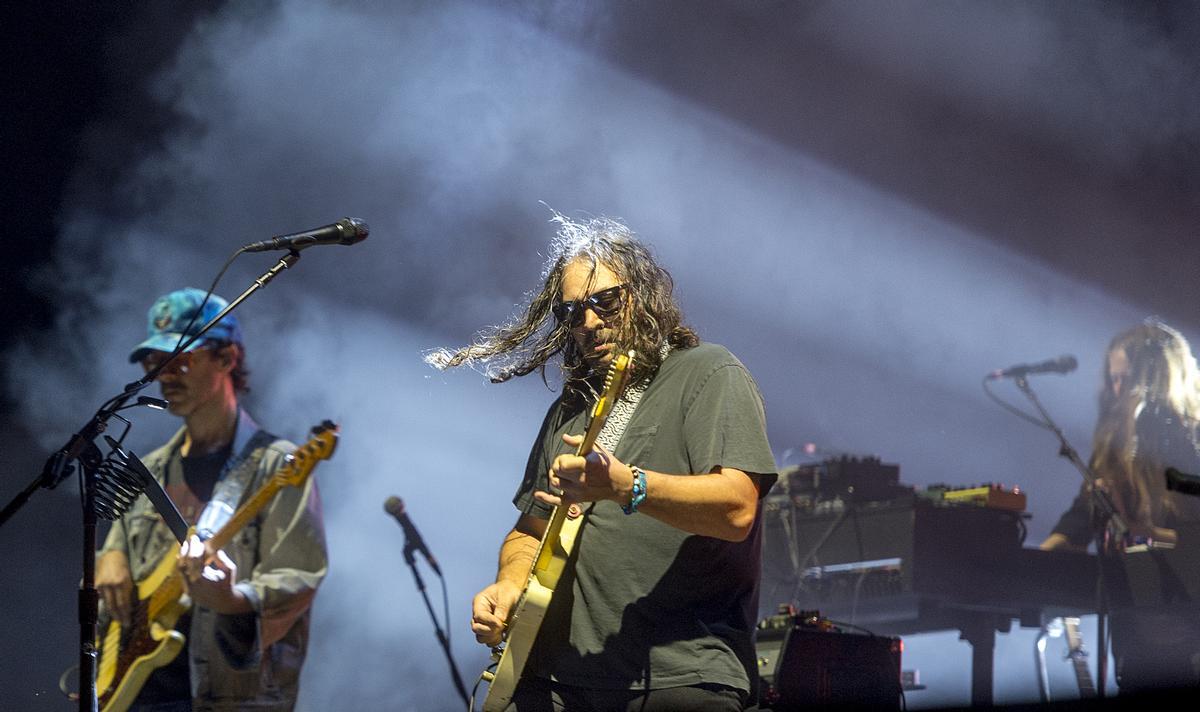 El grupo ‘War on drugs’ durante su actuación en el festival.