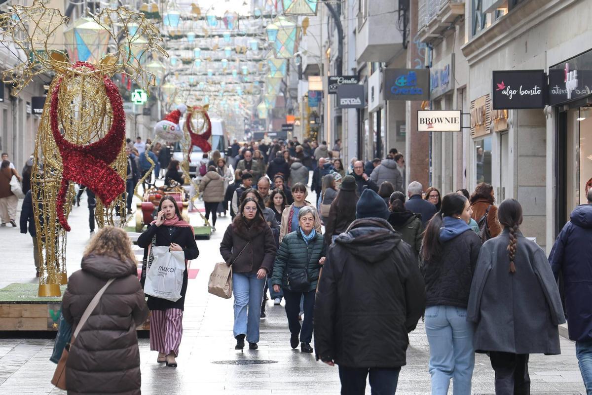 Vigo estrena unas rebajas de invierno «descafeinadas»