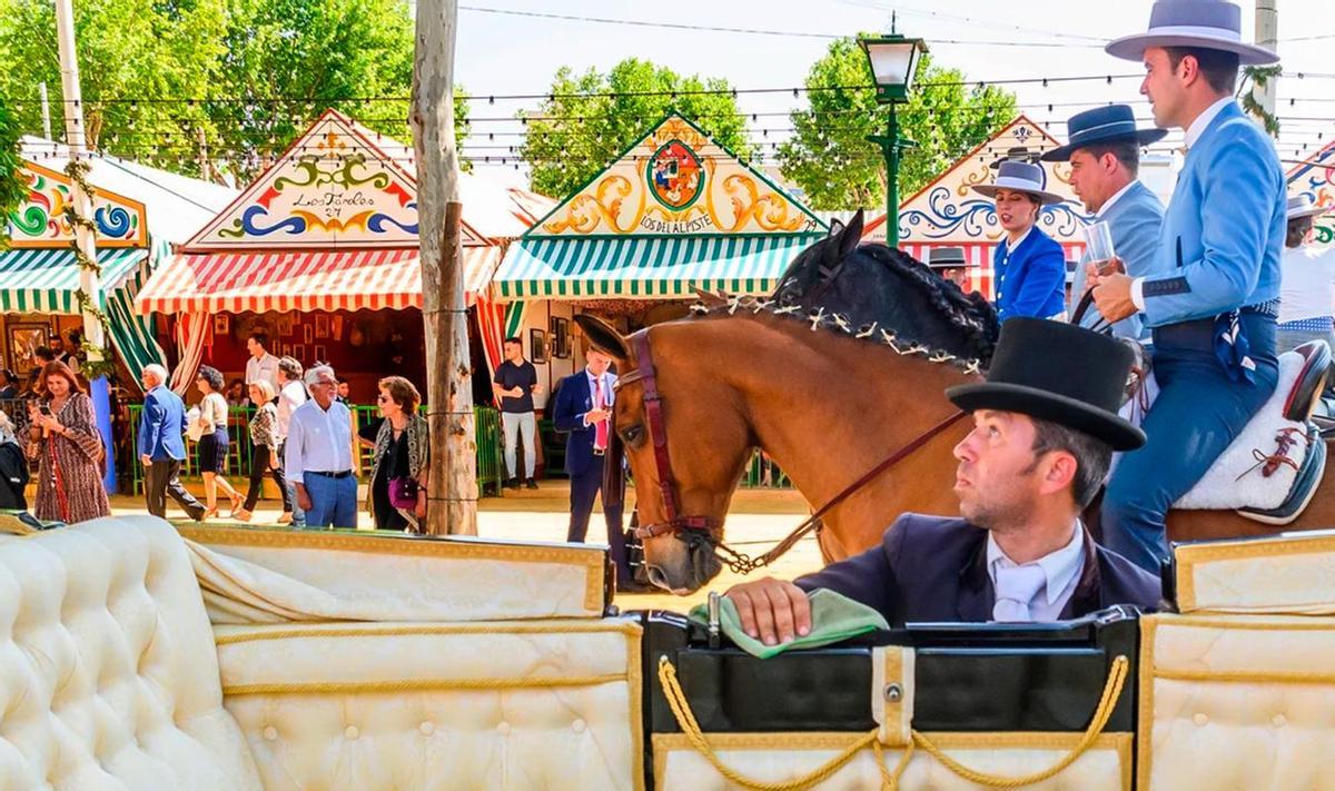 Imagen de la Feria de Abril de Sevilla.