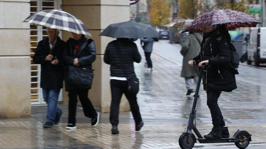 Borrasca Isaack: Temporal de lluvia en València