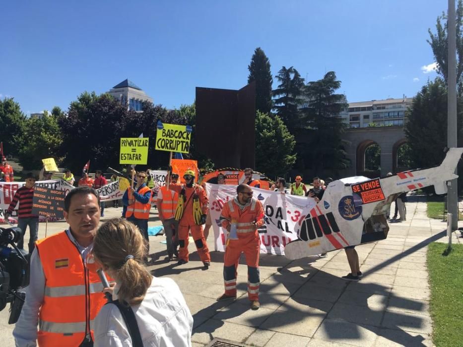 Protesta Salvamento Marítimo