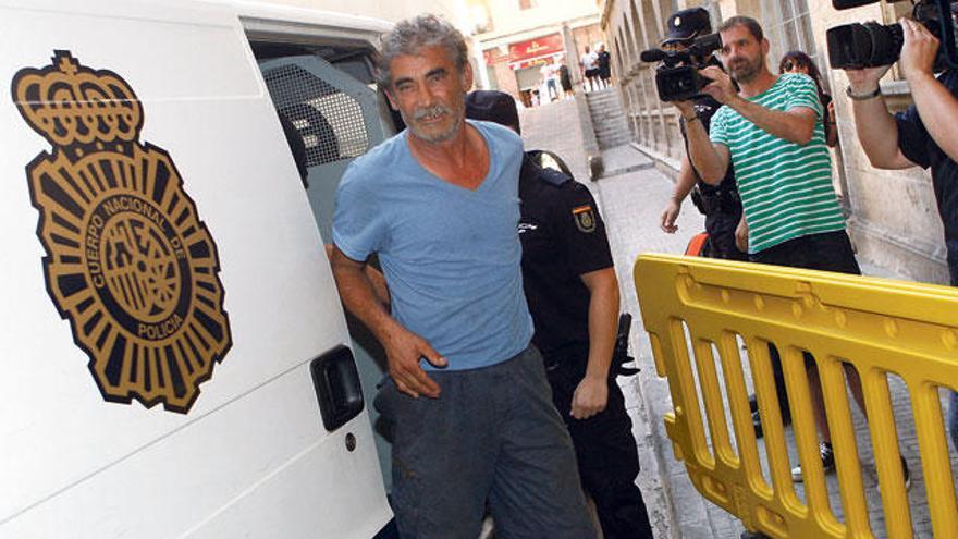José Cortés, ´El Sordo´, al ser puesto a disposición judicial tras ser detenido en agosto de 2011.