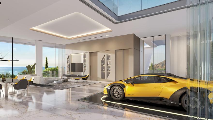 Todas las imágenes nueva villa de lujo que una promotora de Dubai está construyendo en Málaga