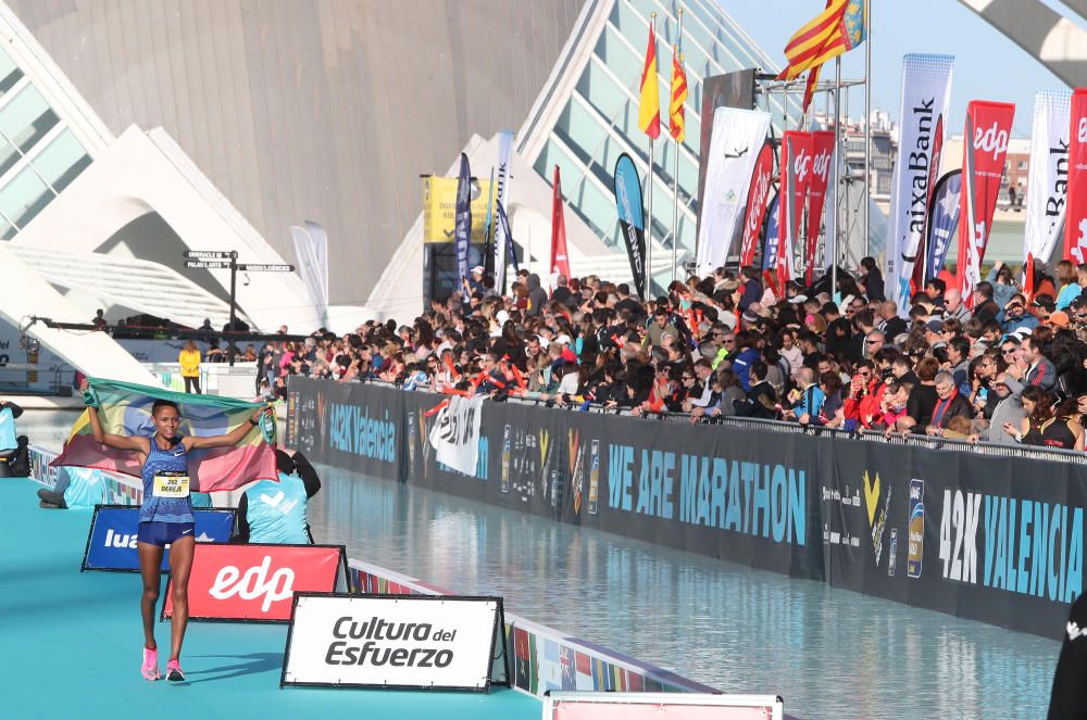 Las imágenes del Maratón Valencia 2019