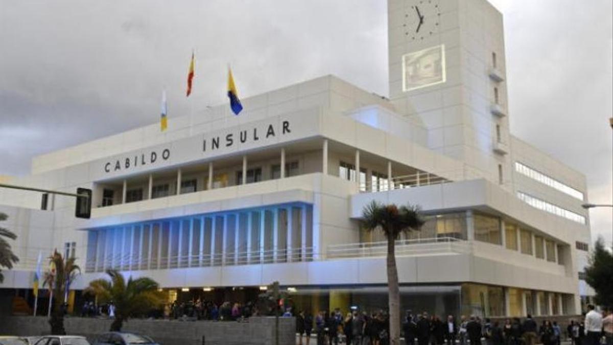 Fachada del edificio del Cabildo de Gran Canaria.