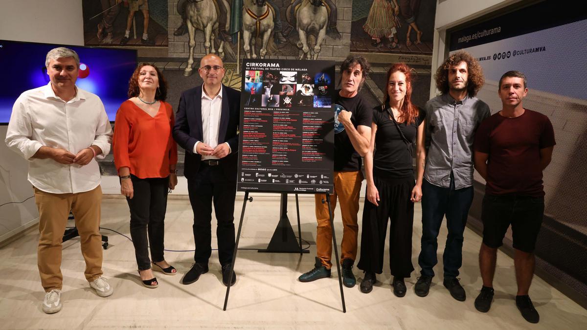 Presentación del festival Cirkorama de la Diputación de Málaga.