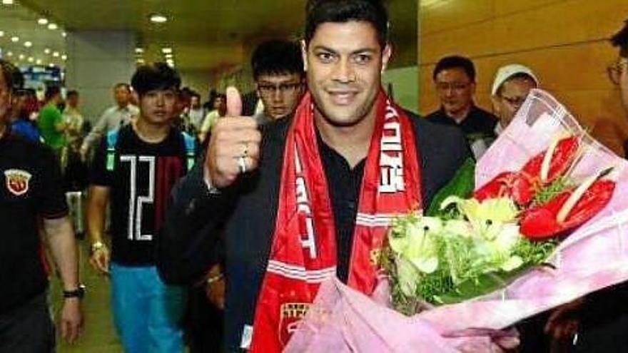 Hulk, recibido en Shangai.