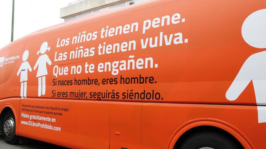 El autobús que recorrió diferentes ciudades españolas.