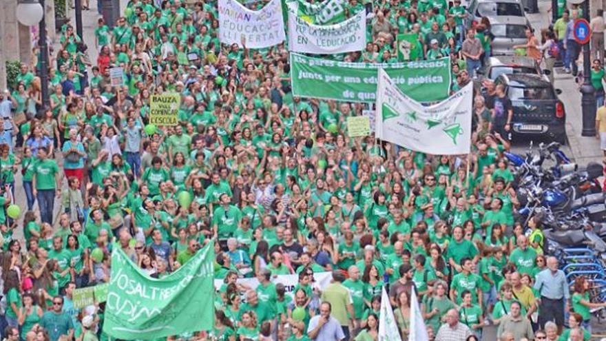 La manifestación de ayer es la mayor de la historia en Palma.