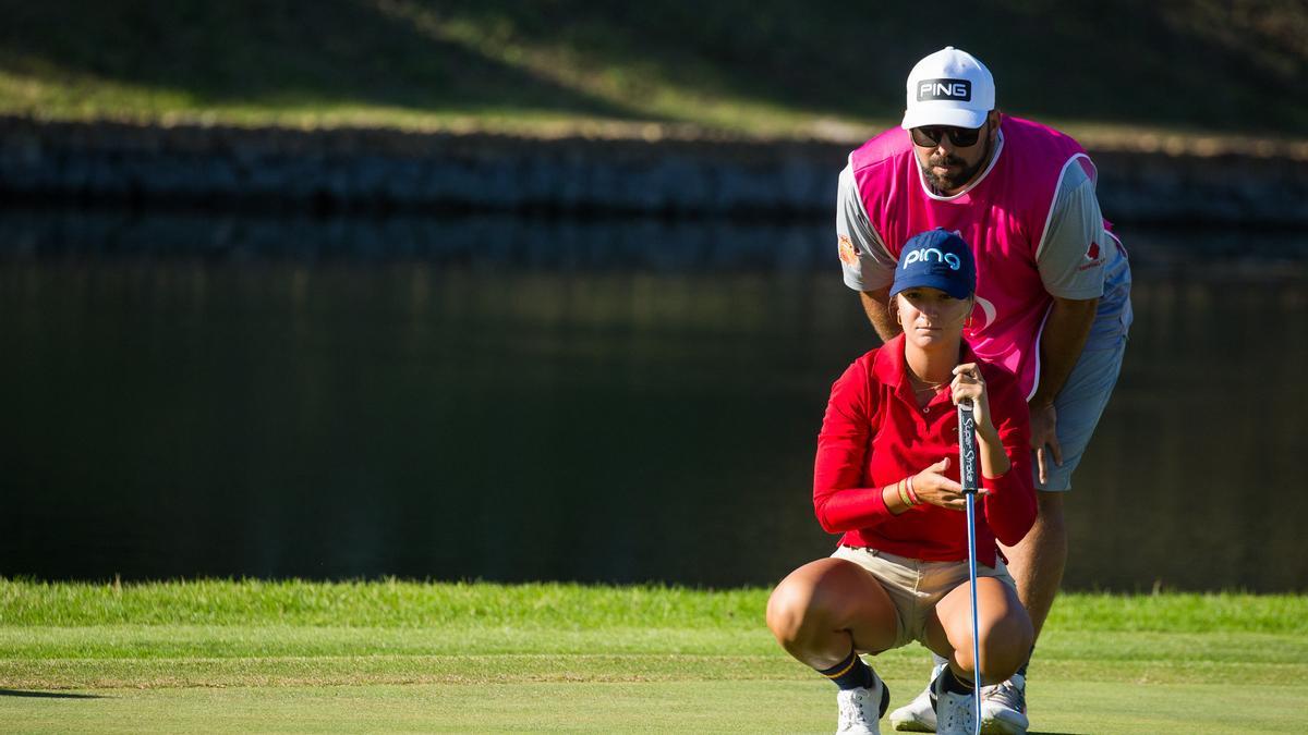 Carla Tejedo, en el Open de España.