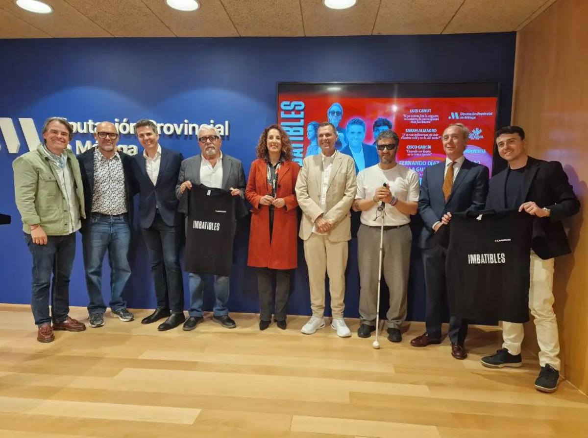 Foto de familia de la presentación de la nueva gala de 'Imbatibles'