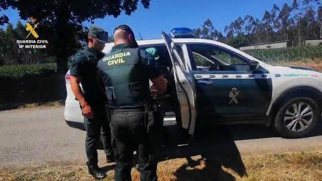 Detenido un presunto incendiario en Ordes