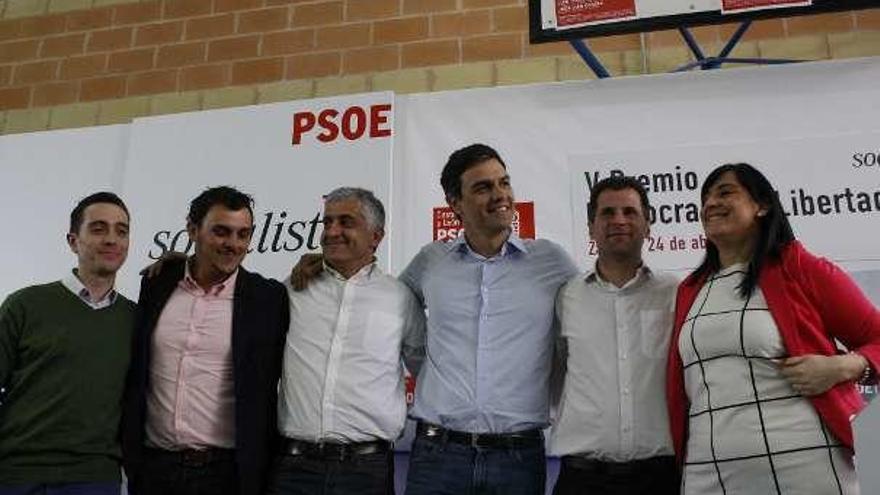 Pedro Sánchez durante una visita a Zamora.