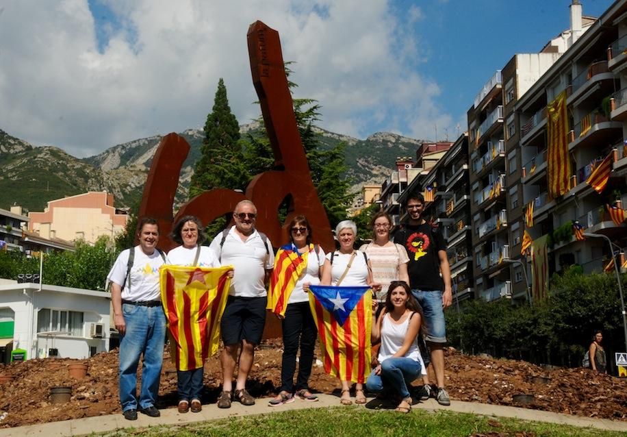 L'arribada dels participants a la Diada de Berga