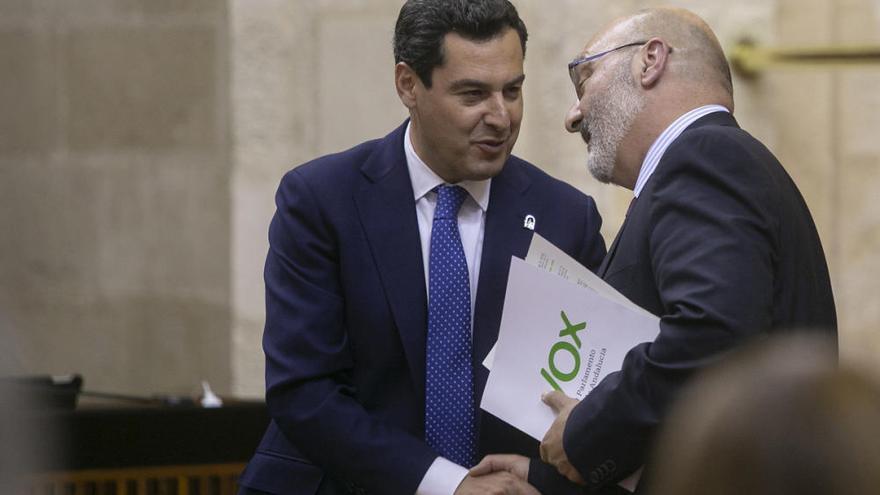 PP, Cs y Vox firman los presupuestos para Andalucía