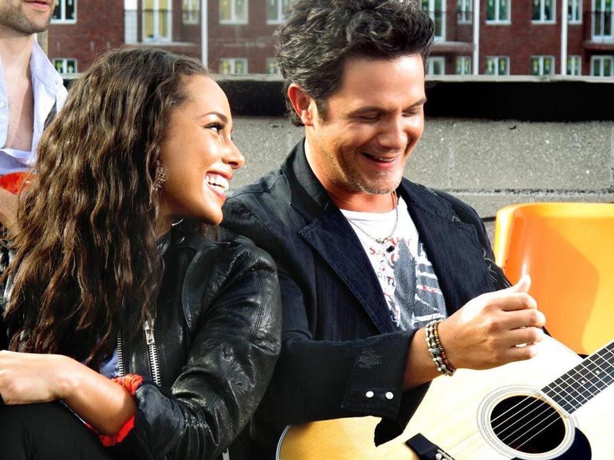 Alicia Keys y Alejandro Sanz