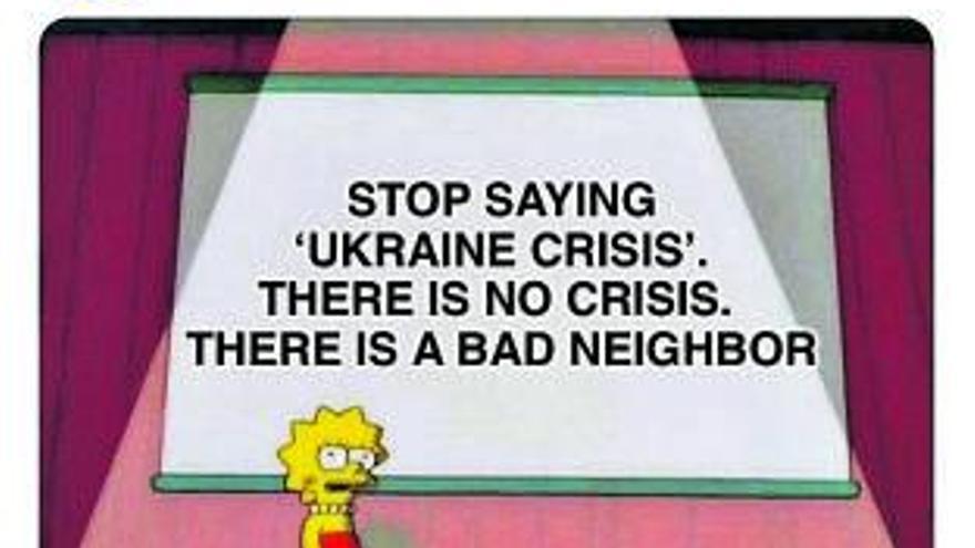 Ucrania eleva el meme como estrategia propagandística