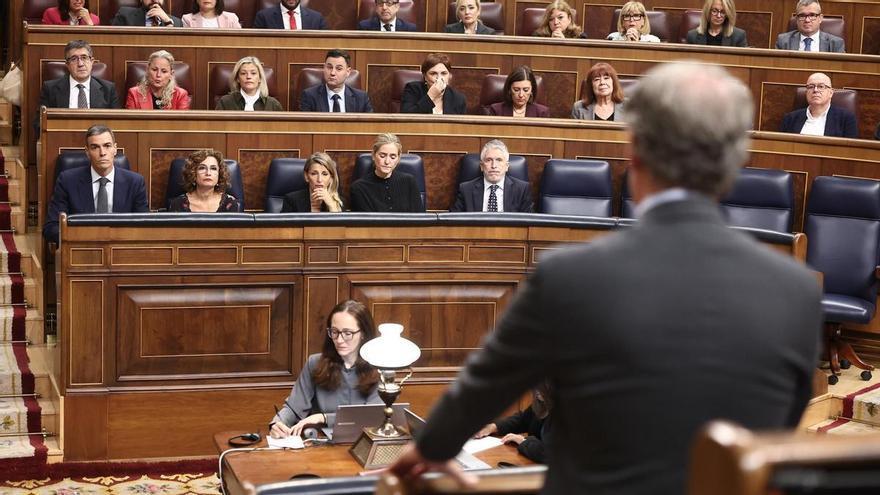 Sánchez y Feijóo se miden en el Congreso en plena escalada por la guerra de Irán