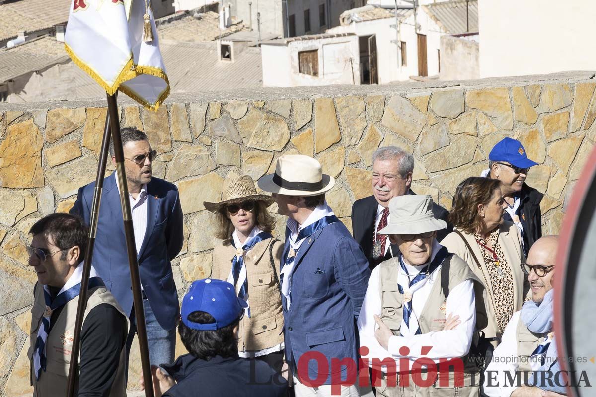 La orden Constantiniana de San Jorge peregrina a Caravaca