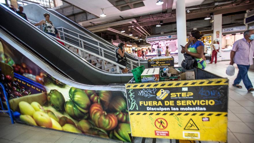 Cambio de escaleras automáticas para el Mercado Central de Alicante