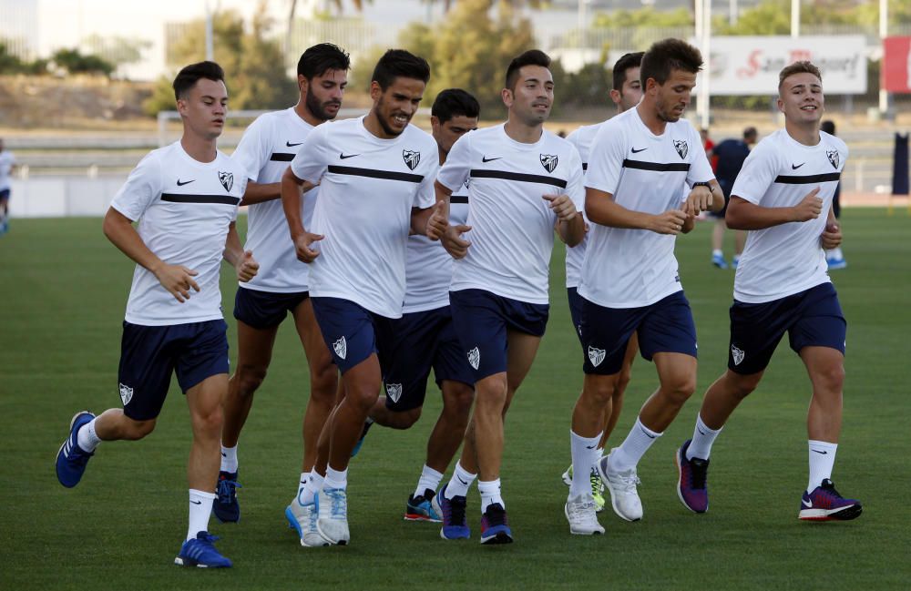 Primer entrenamiento del Málaga CF 2016/17