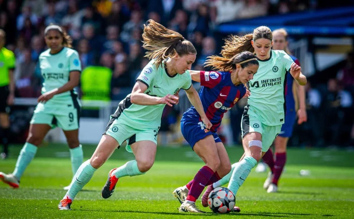 Encuentro entre el FC Barcelona y el Chelsea