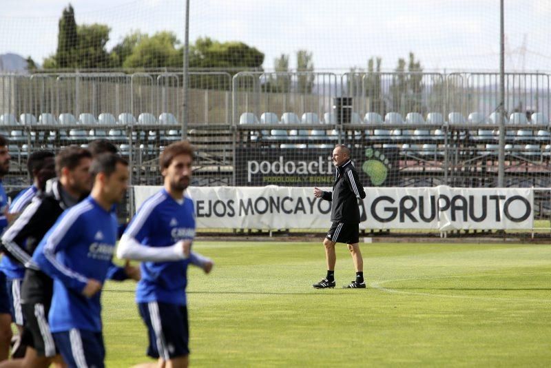 EL Zaragoza prepara el partido contra el Mirandés