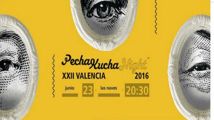 Cartel de PechaKucha Night en Valencia