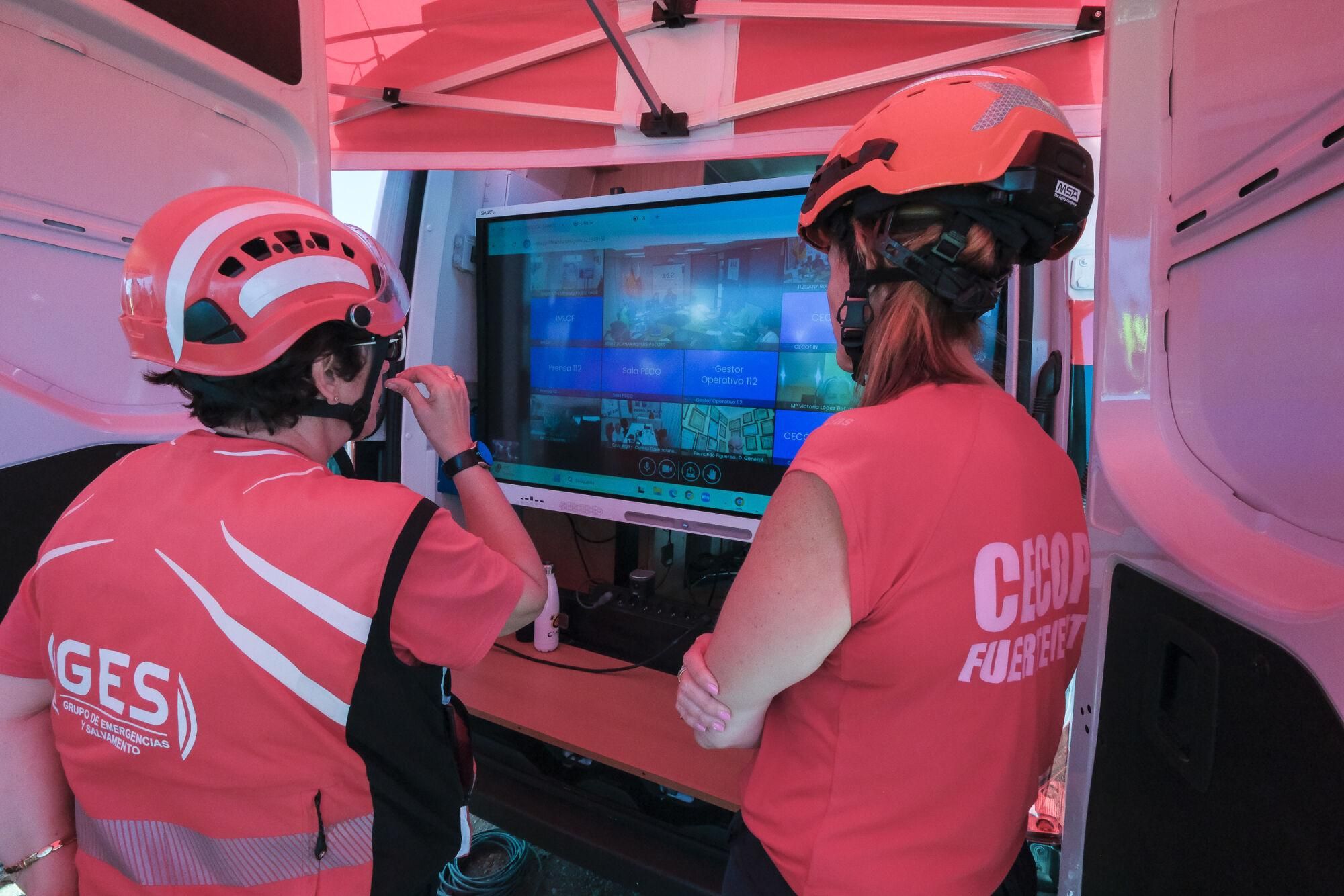 Ejercicio Canasar 2025: simulacro de accidente aéreo en Mogán