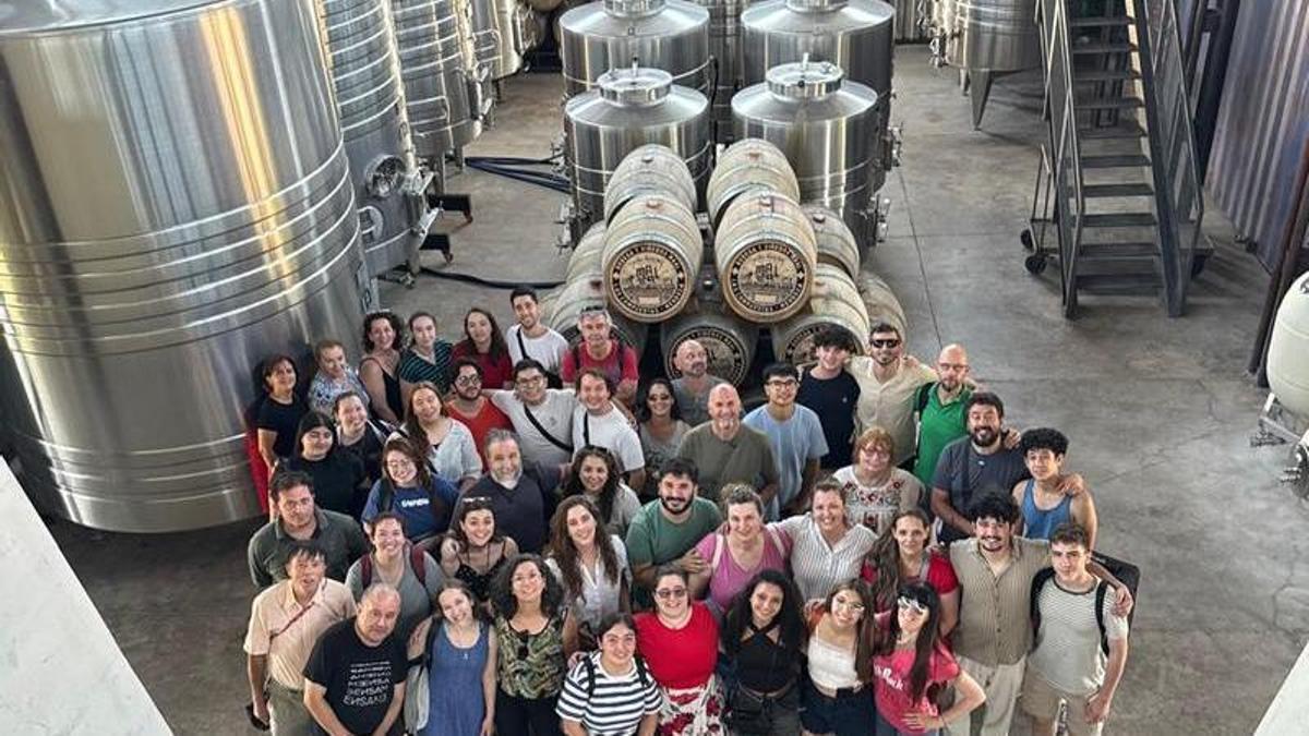 Participantes en el curso de extensión de la asturianía, en Mendoza