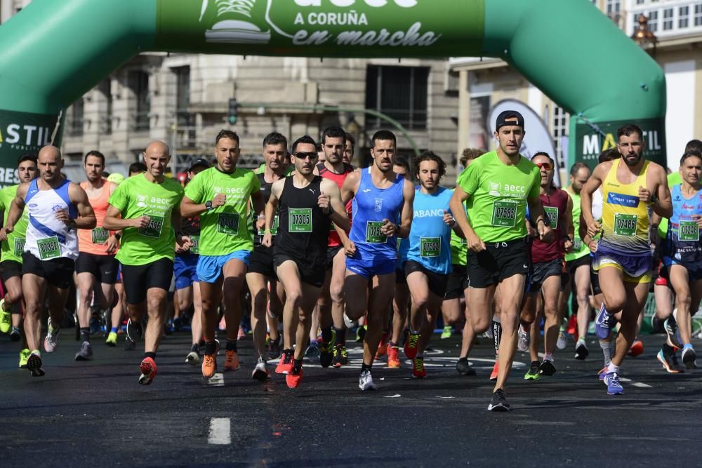 Carrera y caminata contra el cáncer en A Coruña