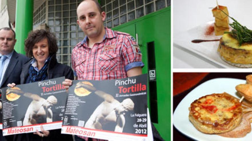 Tomás Mateos, María Fernández y Víctor Santiago, en la presentación de las Jornadas gastronómicas. | fernando rodríguez